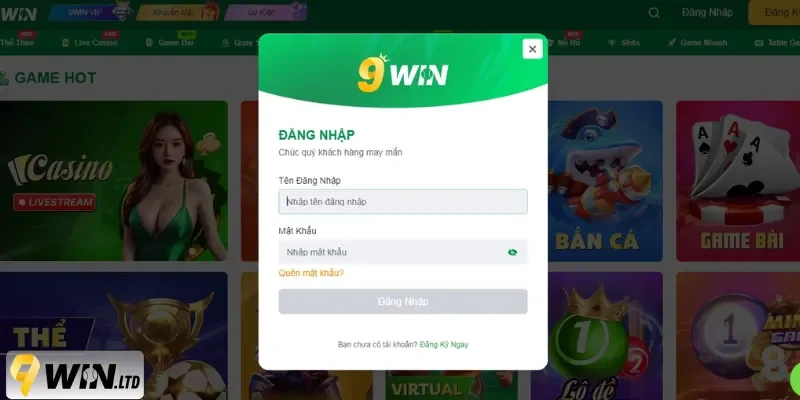 03 bước đăng nhập trang game