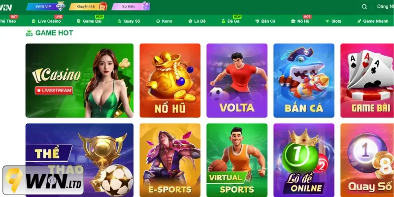 Vì sao người chơi nên tham gia cá cược tại 9Win?