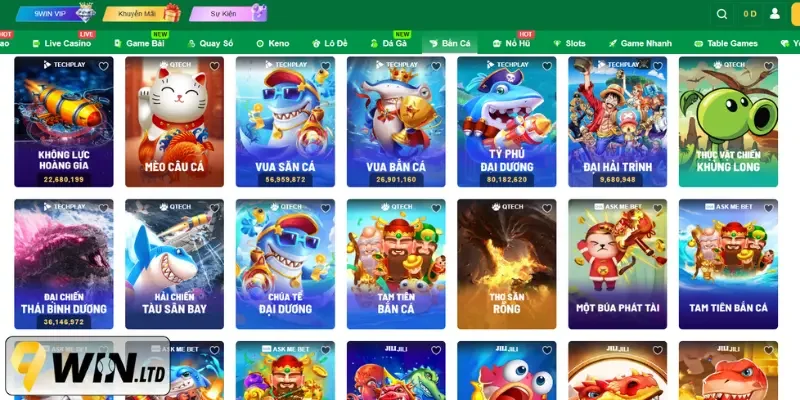 9Win bật mí những kỹ thuật cần có khi tham gia bắn cá