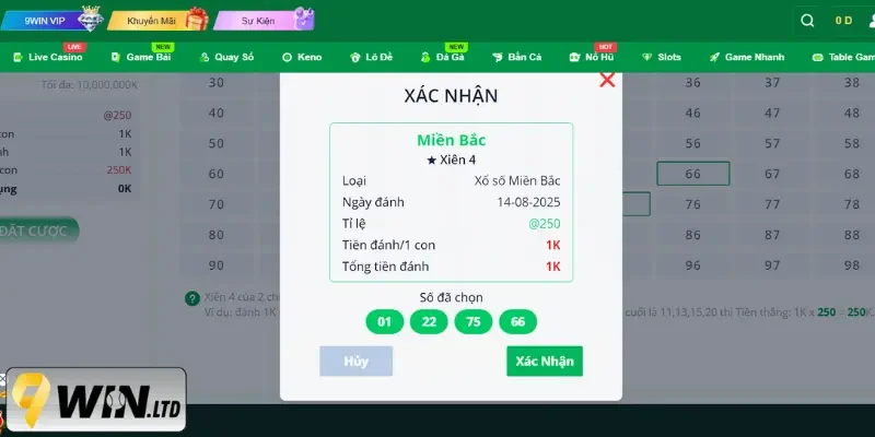 Một số kinh nghiệm chơi lô xiên 9Win đỉnh cao