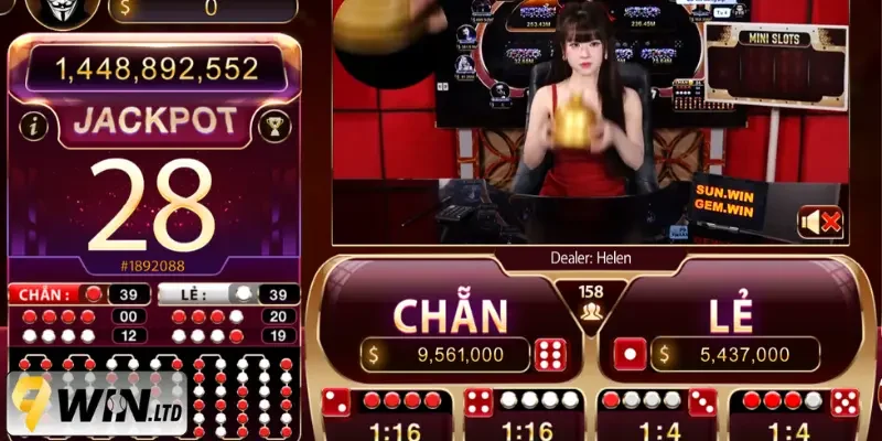 Truy cập 9Win thưởng thức tựa game Xóc đĩa Live Casino